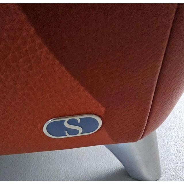 Set of DS-23 Lounge Chair and Ottoman by Franz Josef Schulte for de Sede For Sale - Image 9 of 18