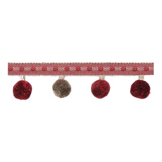 Sample - Schumacher Poms in Wine For Sale