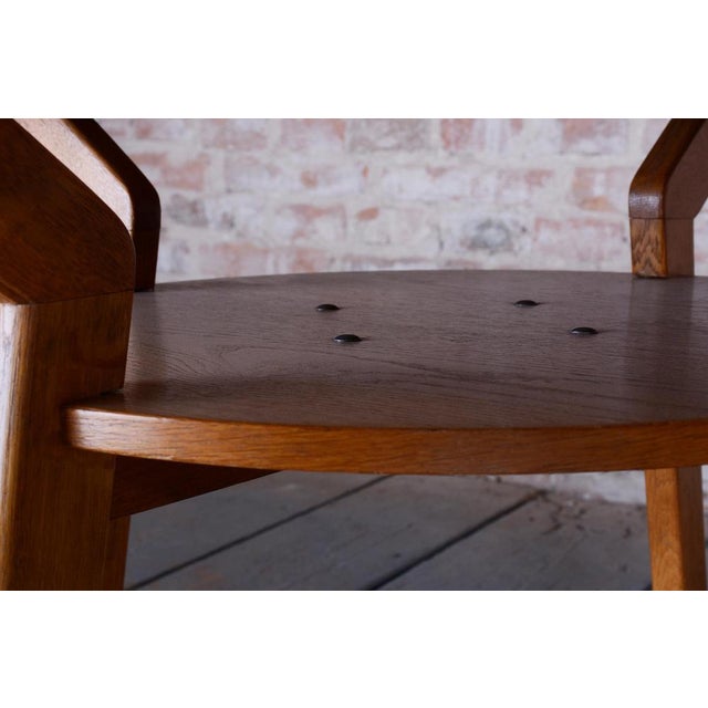 Mid-Century Coffee Table in Oak and Glass from JITONA Soběslav, Czech, 1950s For Sale - Image 9 of 13