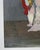 Japanese Mid 20th Century Portrait Japanese Woman in Pink Kimono Painting For Sale - Image 3 of 9
