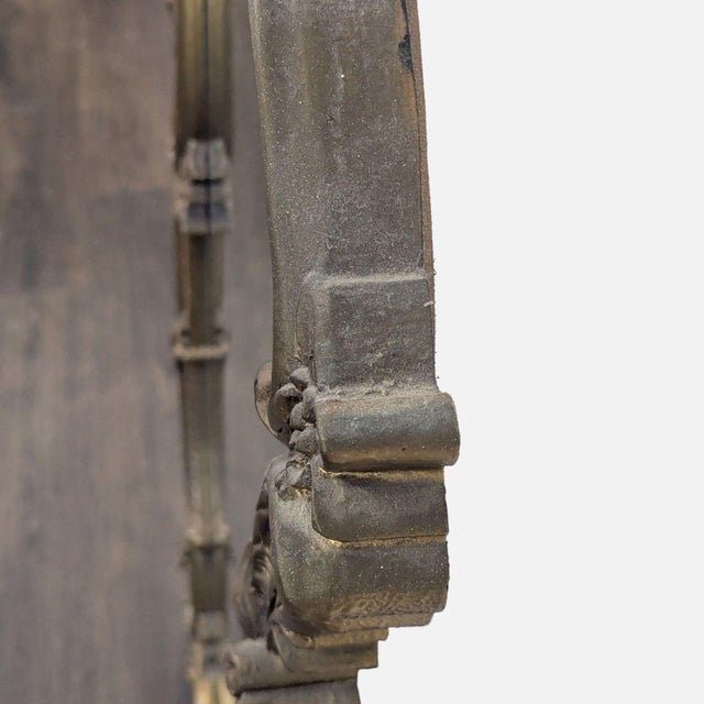 1990s Vintage Carved Mirror For Sale - Image 5 of 5