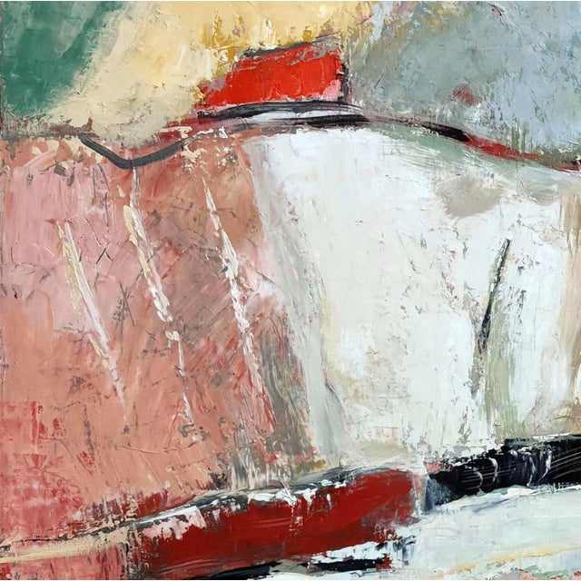 Les Lopins, Abstract Landscape, Contemporary, Framed by Sophie Dumont For Sale - Image 9 of 13