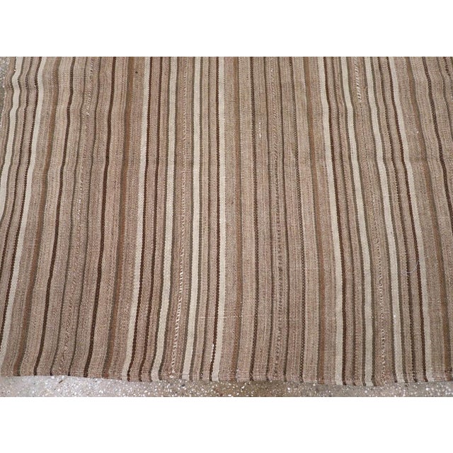 Mid 20th Century Galerie Shabab Collection Mid-20th Century Turkish Flatweave Kilim Accent Rug For Sale - Image 5 of 8