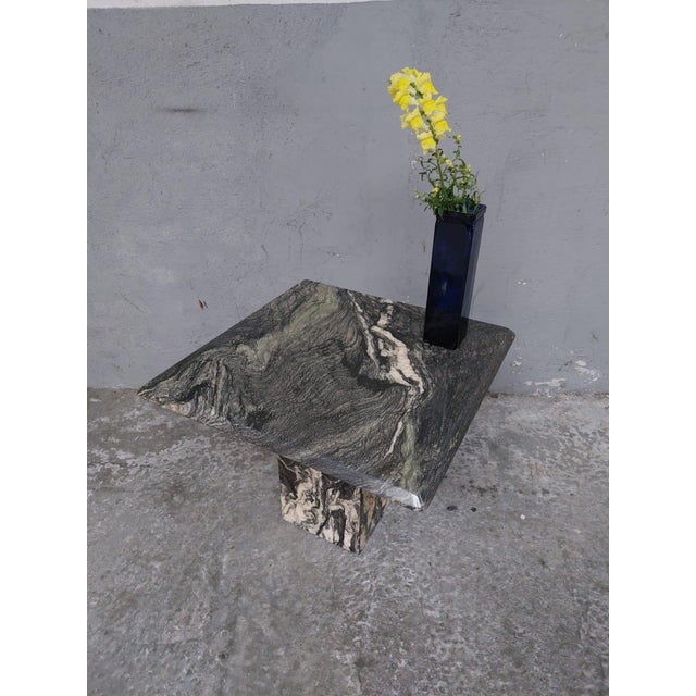 Grey Marble Coffee Table, 1980s For Sale - Image 13 of 18