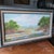 1980s Tx Bluebonnets Landscape Oil Painting Signed 29x17" Frame Linen Matt 24 X 12 Art For Sale - Image 13 of 16