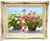 Green Vintage American 20th C Framed Oil Painting Martha's Vineyard Flowers Still Life For Sale - Image 8 of 15