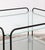 1980s Vintage Two-Tier Table in Metal Tubing and Glass, Italy, 1980s For Sale - Image 5 of 10