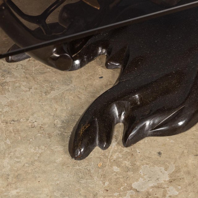 Black Vintage Belgian Bonsai Tree Coffee Table by Willy Daro, 1970s For Sale - Image 8 of 18