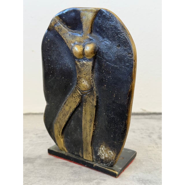 Brazilian Modern Bronze Sculpture of Female Torso, 1980s For Sale - Image 10 of 12