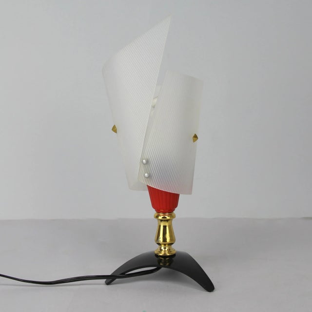 Acrylic Glass Desktop Lamp For Sale - Image 3 of 4