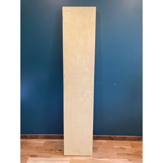 Mid-Century Japanese Style Hand Painted Four-Panel Screen by Lucien Leinfelder For Sale - Image 13 of 13