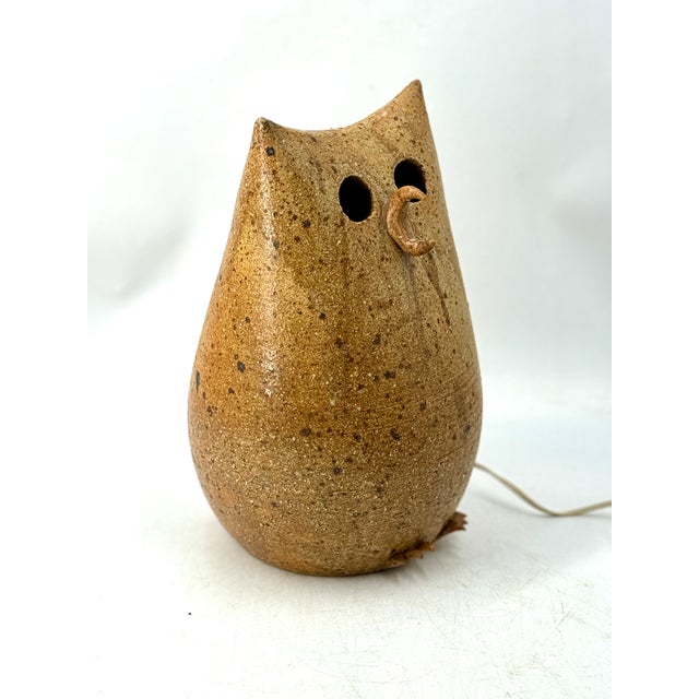 A night light lamp by Alain Blanchard monogrammed under the base in perfect condition This piece has an attribution mark,...