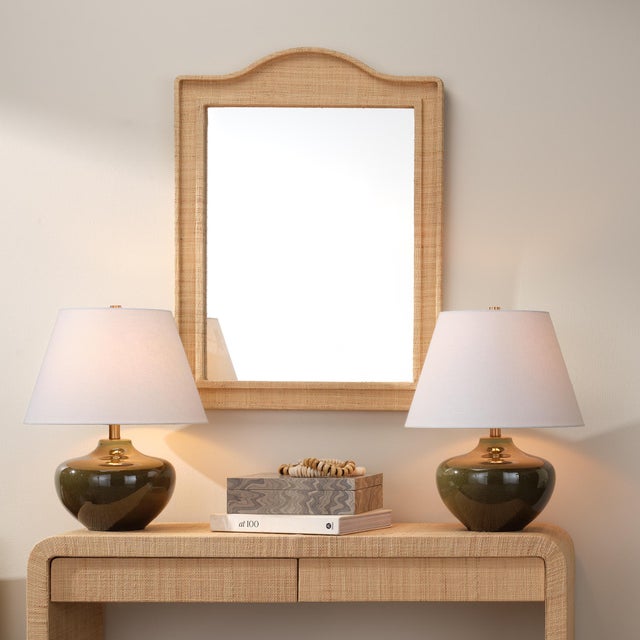 2020s Monroe Table Lamp, Olive Green Ceramic For Sale - Image 5 of 7