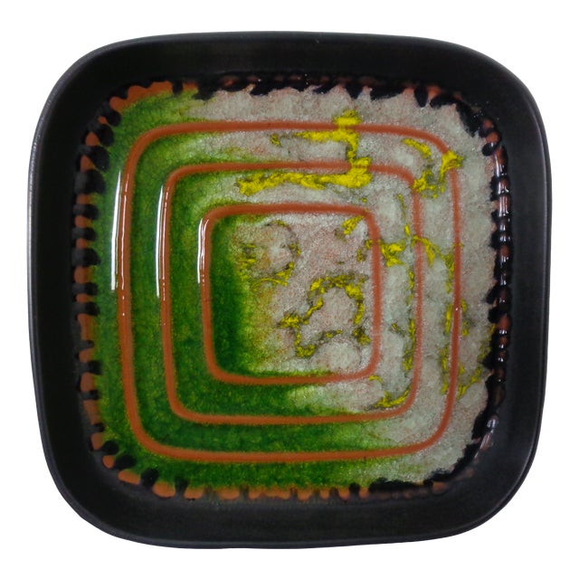 Glaze Ceramic 7402 Bowl from Karlsruher Majolika, Germany, 1960s For Sale