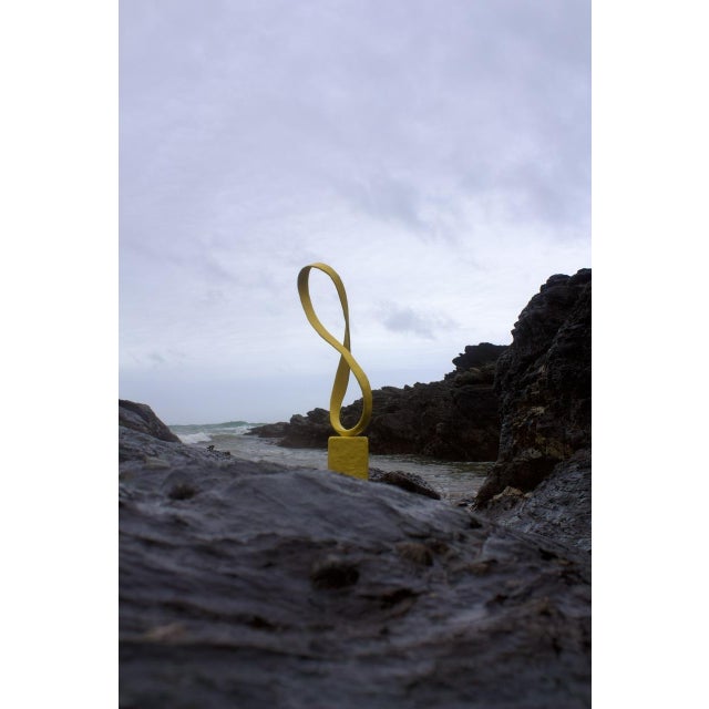 Yellow Sculpture by Tom Heywood For Sale - Image 9 of 10
