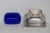 William Adams English Cobalt Blue Liner Silver Plate Salt Cellar Dish 4608b For Sale - Image 9 of 11