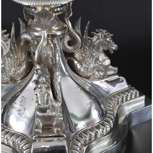 Antique Victorian Centrepiece Candelabra attributed to Elkington, 19th Century For Sale - Image 14 of 18