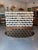 Bring the beauty of nature indoors with this stunning vintage smoked glass coffee table! Its unique metal base is...