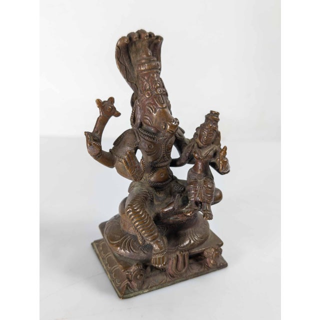 19th or 20th Century Bronze Hindu Deity Figure of Hayagriva Vishnu For Sale - Image 4 of 10