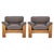 Mid-Century Armchairs in the style of Afra and Tobia Scarpa, Italy, 1970s, Set of 2 For Sale - Image 9 of 9