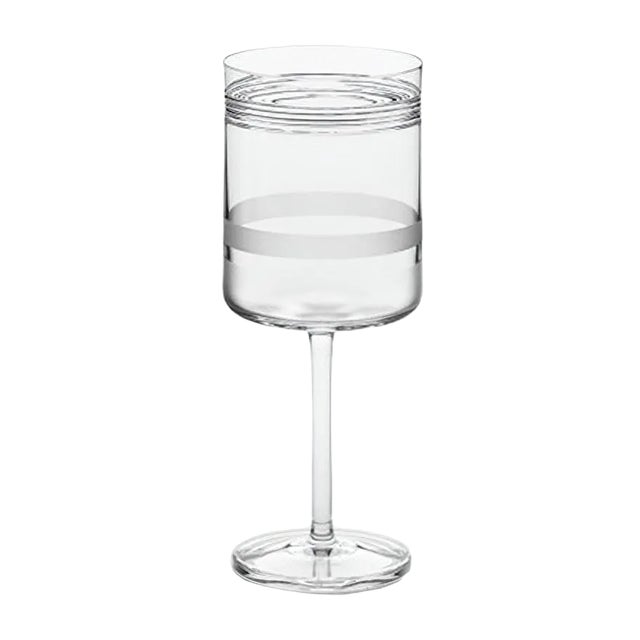 Irish Handmade Crystal No I Red Wine Glass by Scholten & Baijings for J. HILL's Standard For Sale