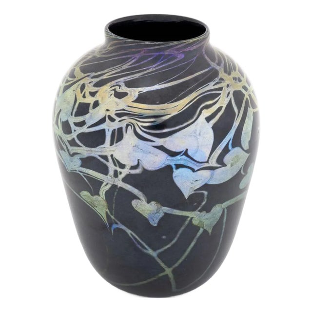 Louis Comfort Tiffany Favrile Glass Vase For Sale