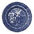 Early 19th Century Blue & White Willow Pattern Plate For Sale