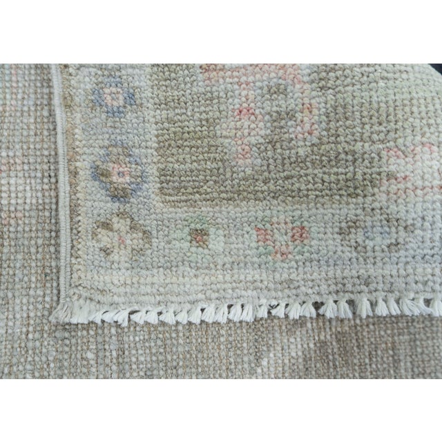 Textile Turkish Oushak Runner Rug 2'8" x 8'10" #17140 For Sale - Image 7 of 8