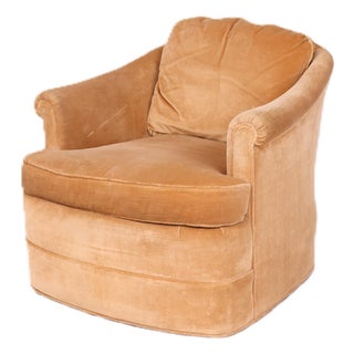 Vintage Floating Swivel Armchair For Sale
