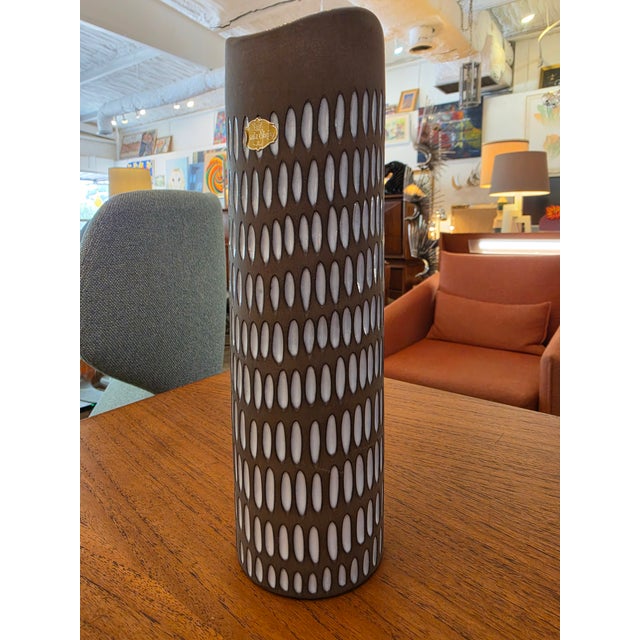 1960s Ingrid Atterberg for Uppsala, Stoneware Vase For Sale - Image 9 of 11
