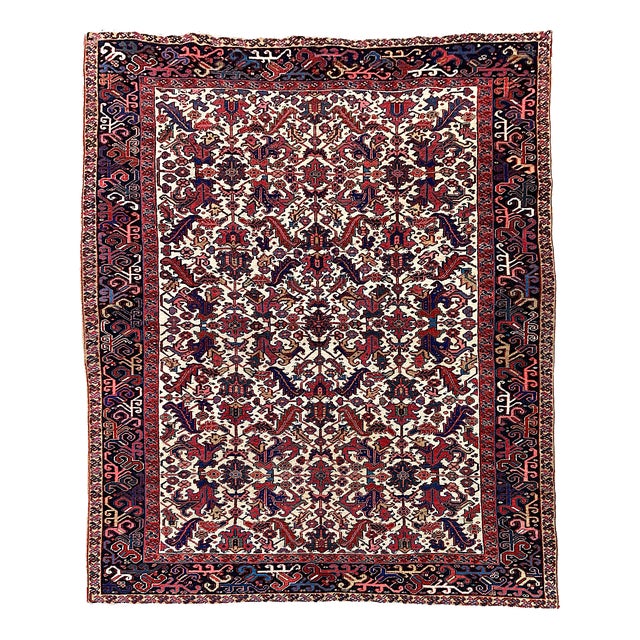 Vintage Heriz Rug in Wool, 1920s For Sale