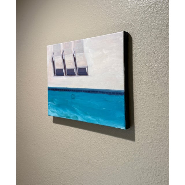 Contemporary 3 Chairs - Oil on Linen by Kory Alexander For Sale - Image 3 of 5