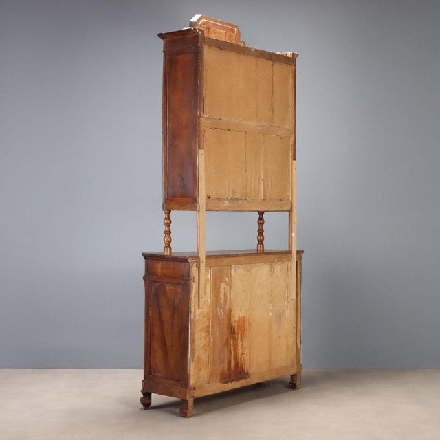 Antique Cupboard Umbertino Walnut, Italy For Sale - Image 11 of 12