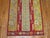 Colorful Red Yellow Turkish Melas Early 20th Century Wool Runner - 3'5" x 13' For Sale In New York - Image 6 of 6