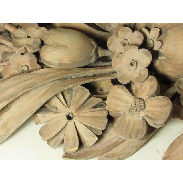 Antique French Architectural Carved Wood Fragment For Sale - Image 15 of 17
