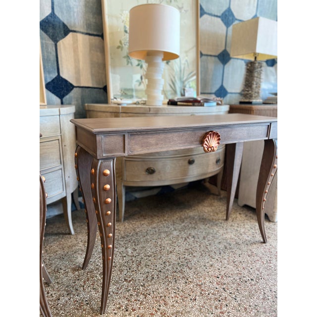 Brown Pair of Justin Van Breda Alice Console Tables For Sale - Image 8 of 12