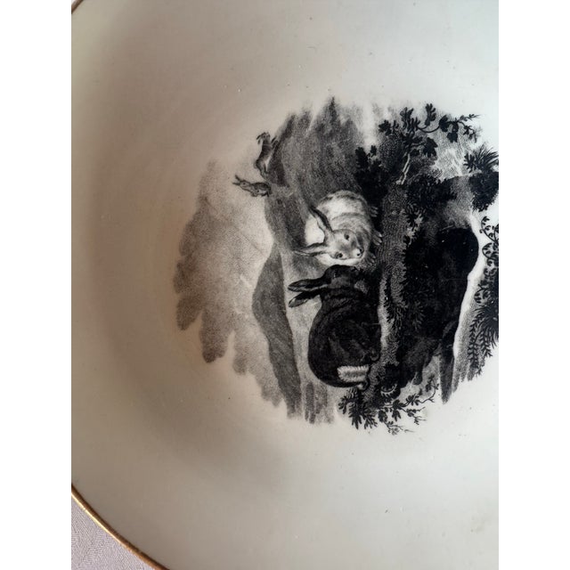 Ceramic 1800s Spode Bat Printing Black Monochrome Bone China Tea Service - Set 40 PCS For Sale - Image 7 of 12