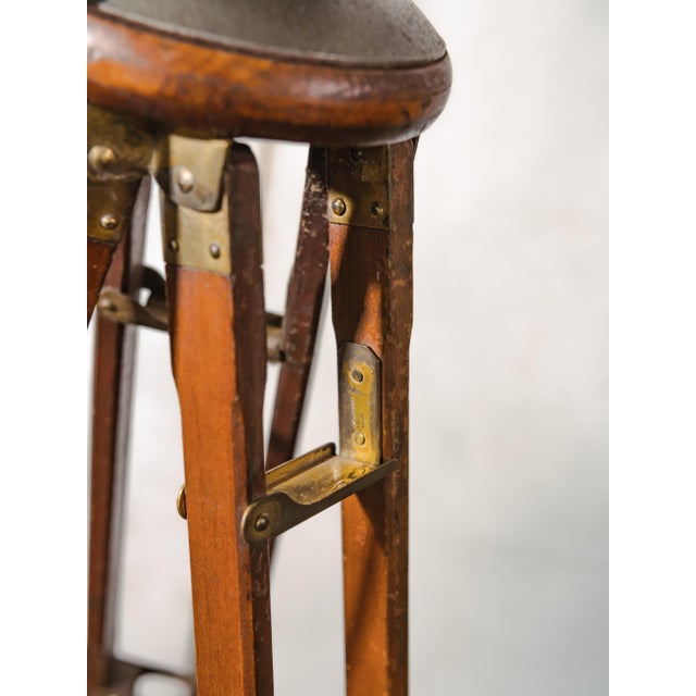 Metal Vintage French Theater Spotlight Floor Lamp, 1950s For Sale - Image 7 of 18