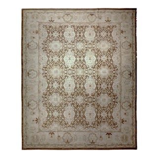 Fine Agra Style Handmade Rug. 8'x 9'8" For Sale