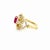 Contemporary Agl Certified Burma Ruby and Diamond Cocktail Ring, Size 8.5 For Sale - Image 3 of 6