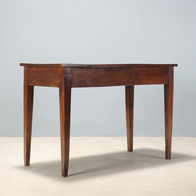 Directoire Walnut Desk, Italy, 19th Century For Sale - Image 9 of 10