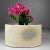 Elegant and sculptural ikebana flower holder from the mid-century period, crafted in ceramic. Dimensions: height 13 cm,...