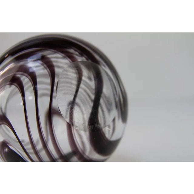 Vintage Danish Teardrop Glass Vase by Holmegaard, 1970s For Sale - Image 6 of 13
