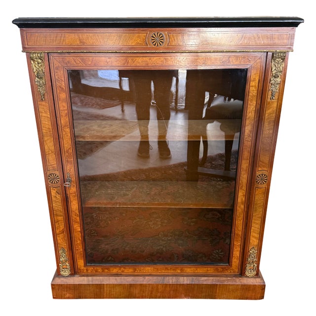 Antique Continental 1880-1900 Biedermeier Cabinet For Sale