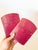 Vintage Red and Gold Florentine Leather Folding Bookends For Sale In Dallas - Image 6 of 9