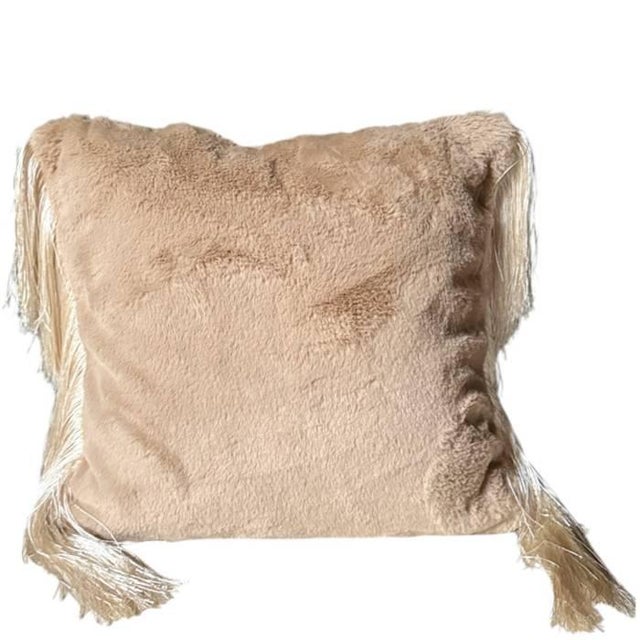 Early 21st Century Raddix Cushion with Faux Faur by Sohil Design For Sale - Image 5 of 5