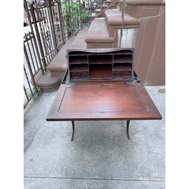 19th Century French Provencial Antique Petite Secrétaire/Side Table/Writing Desk For Sale - Image 16 of 18