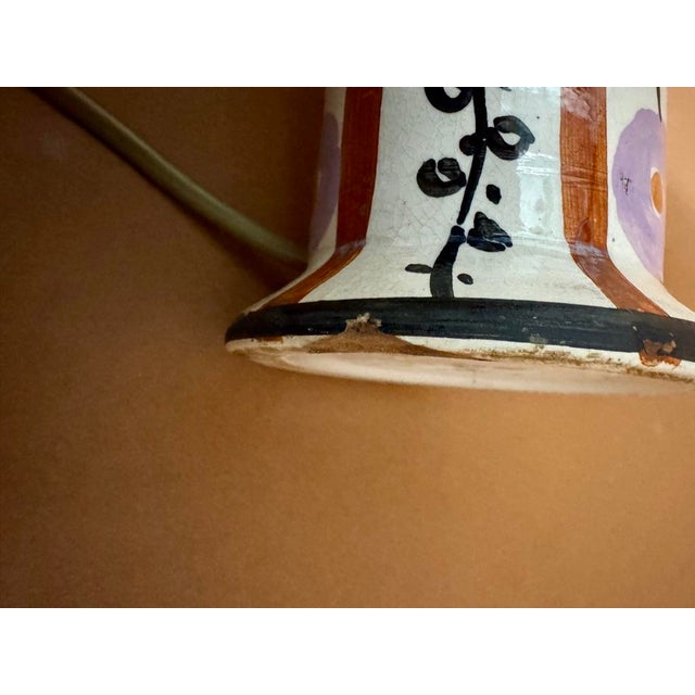 Art Deco Ceramic Table Lamp, France, 1930 For Sale - Image 9 of 11