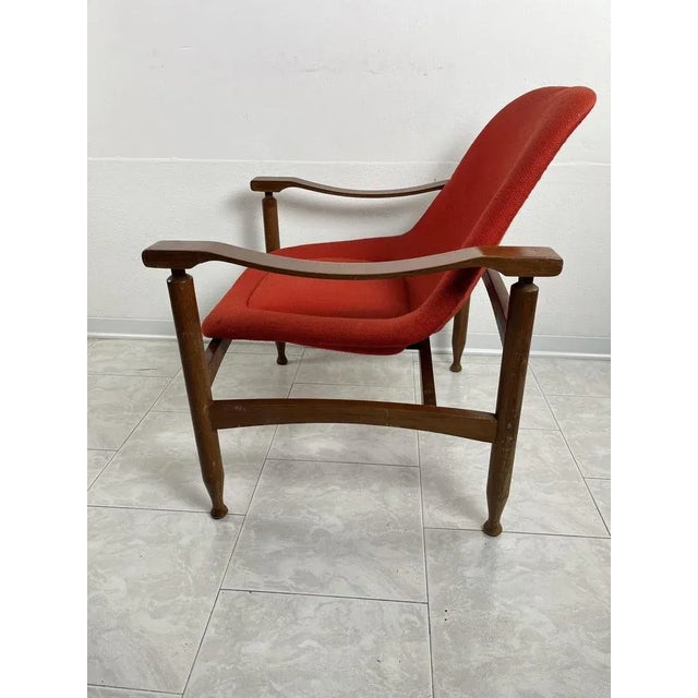 Brown Mid-Century Italian Armchair from Busnelli, 1953 For Sale - Image 8 of 12