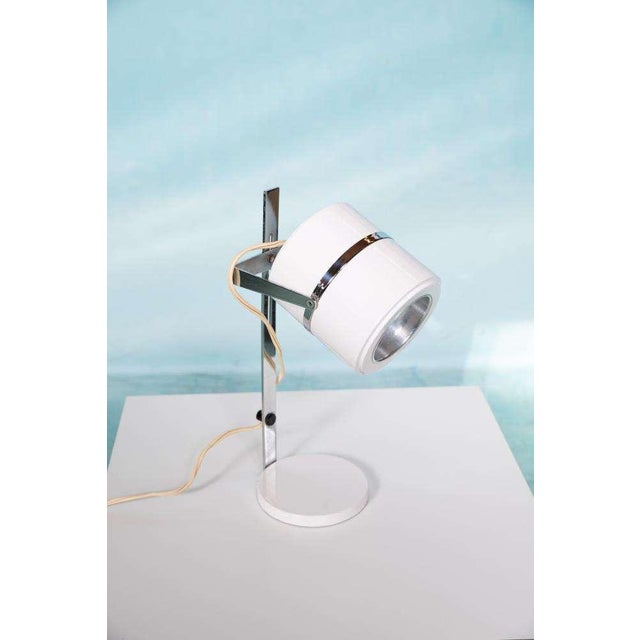 Nice spot lamp made of white lacquered metal made in the sixties. Nice to use in the children's room, but can also be used...